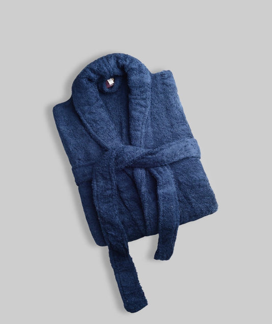 Bathrobe Navy Blue