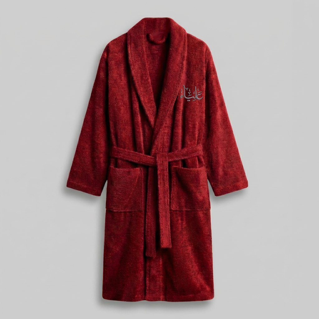 Embroidered Bathrobe