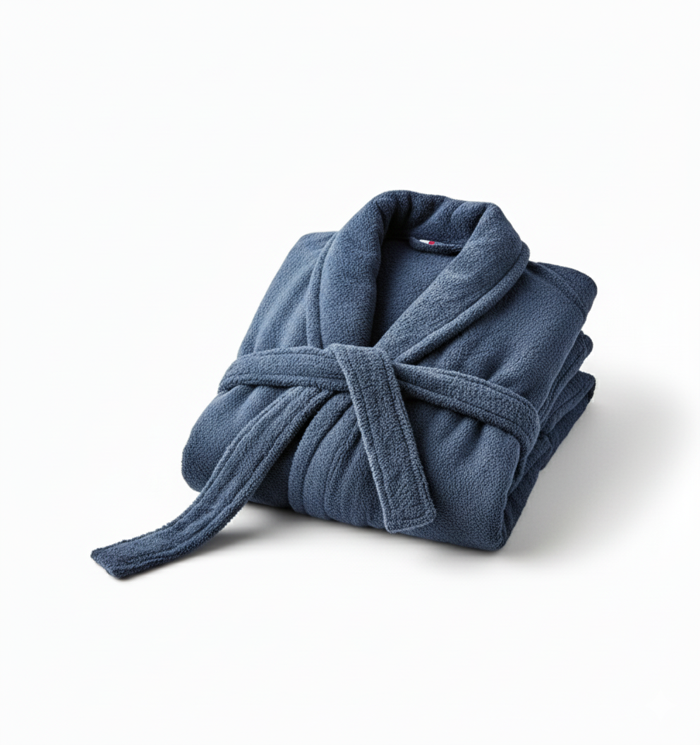 Jacquarddina Premium Bath Set – Bathrobe, Slippers & Bath Mat | 100% Pure Cotton