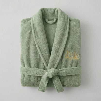 Embroidered Bathrobe