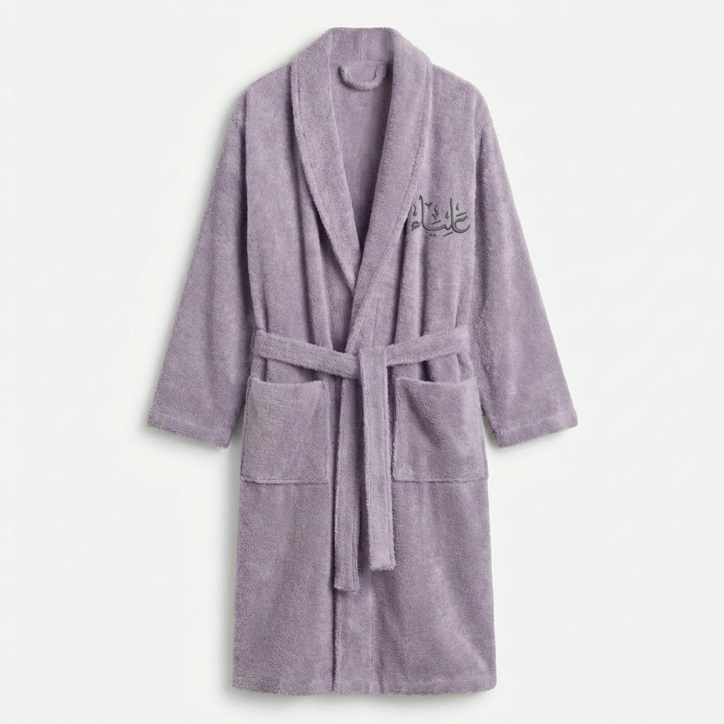 Embroidered Bathrobe
