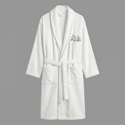 Embroidered Bathrobe