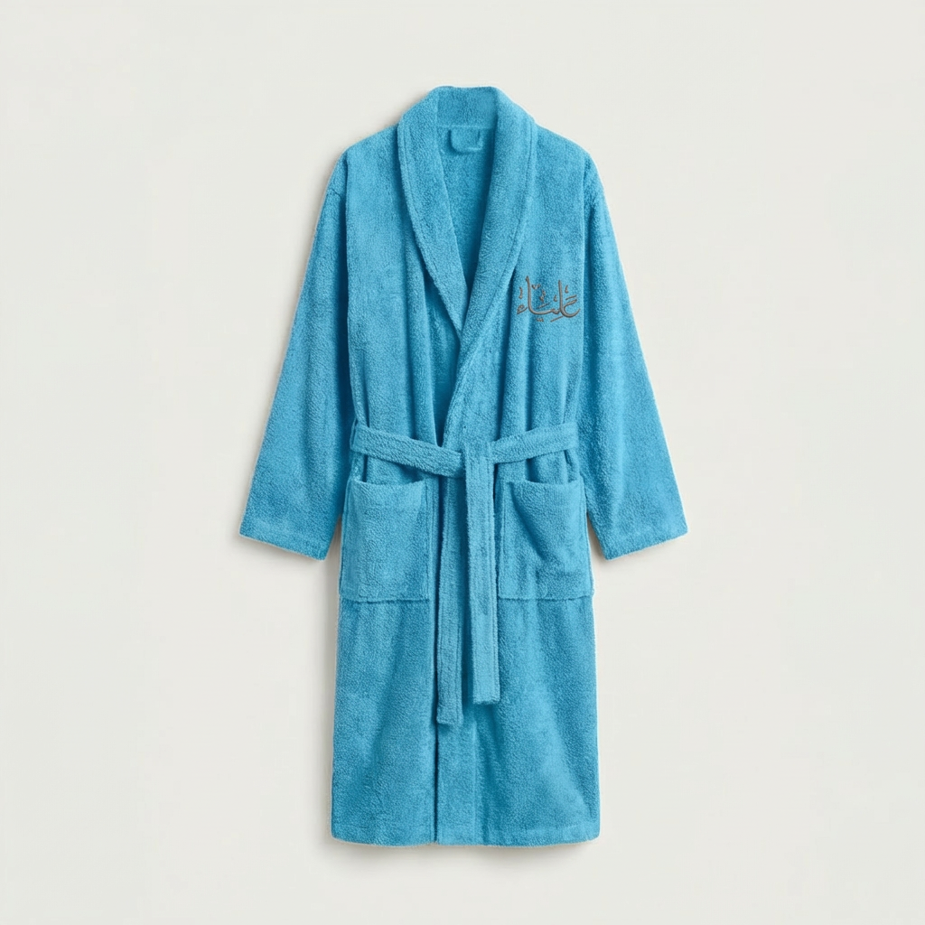 Embroidered Bathrobe