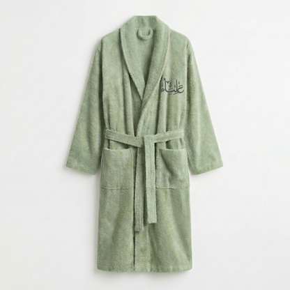 Embroidered Bathrobe