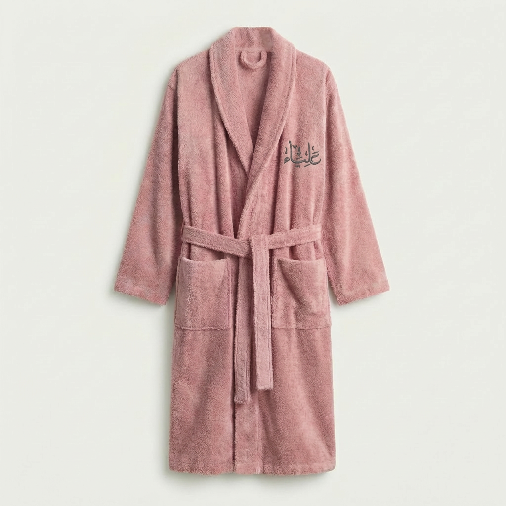 Embroidered Bathrobe