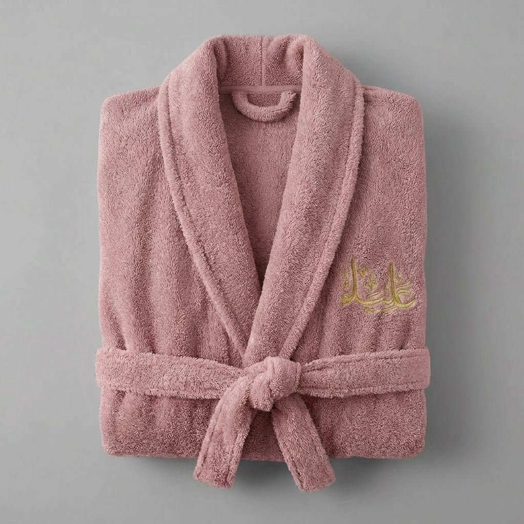 Embroidered Bathrobe