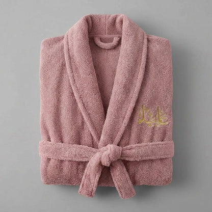 Embroidered Bathrobe